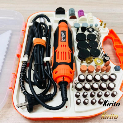 Bộ Máy Khoan Mài khuôn Khắc mini Đa Năng 211 chi tiết 6 tốc độ