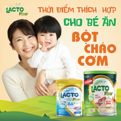Bột Ăn Dặm Cao Cấp Lacto Fiber 320g 