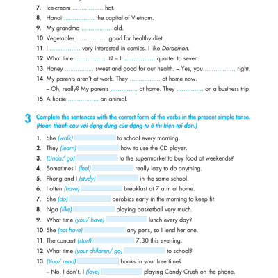 Ngữ Pháp Tiếng Anh Nâng Cao Lớp 6 - Tập 1 (Biên Soạn Theo Chương Trình GDPT Mới) (MEGA)