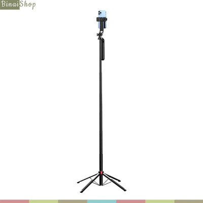 Ulanzi MA09 - Tripod Selfie Điều Khiển Từ Xa Bluetooth Dành Cho Gopro, Điện Thoại, Máy Ảnh, Chiều Cao Tối Đa 1,8m - Hàng chính hãng