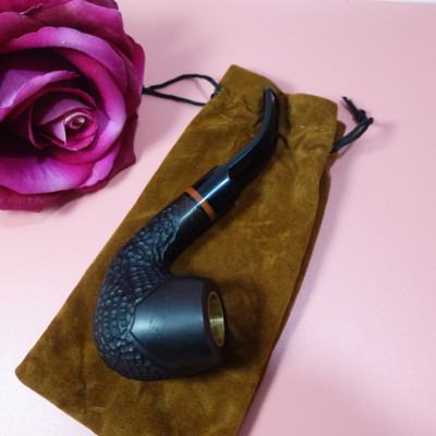 ( Tổng Hợp ) Tẩu gỗ mun khắc hoa văn và trơn cao cấp đủ loại - T0296