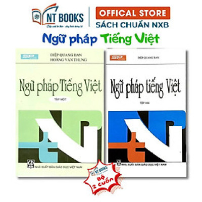 Sách - Ngữ Pháp Tiếng Việt (Tập 1 + Tập 2) - NXB Giáo Dục - HV