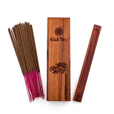 Nhang sạch thảo dược Kính Tâm hộp gỗ hương
