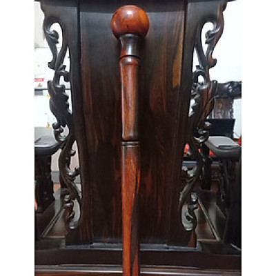 Gậy batong dành cho người già bằng gỗ trắc đỏ đen cực đẹp 