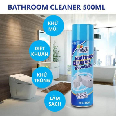 Combo 2 Chai Xịt Bọt Tuyết Vệ Sinh Phòng Tắm Đa Năng 500ml Bathroom Cleaner