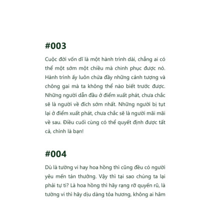 365 Lời Nhắn Từ Vãn Tình - Chúc Các Bạn Hạnh Phúc Như Ý