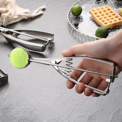 Muỗng Múc Kem Inox Đường Kính 6cm Loại 1