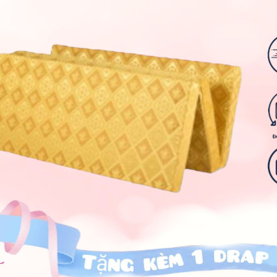 Nệm Gòn Galaxy Cao Cấp Gấp 3 Dày 5cm Đủ Size ( Giao Màu Ngẫu Nhiên )