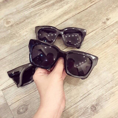 Kính mát nam nữ Mắt Vuông thiết kế đơn giản siêu chất