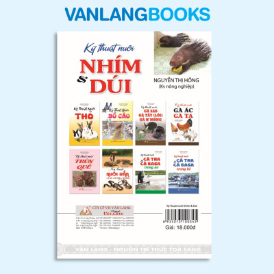 Kỹ Thuật Nuôi Nhím & Dúi - Vanlangbooks