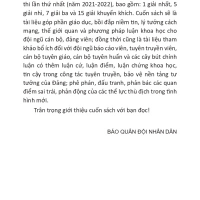 Bảo Vệ Nền Tảng Tư Tưởng Của Đảng Trong Tình Hình Mới