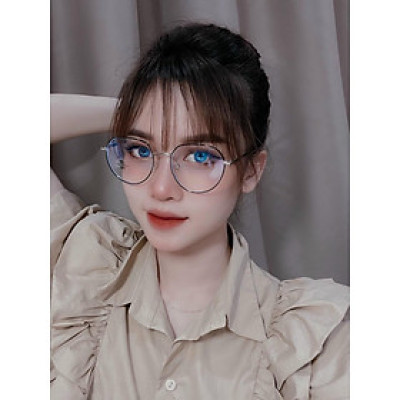 Kính vintage Kim loại  Hàn Quốc gọng lõi cốt cao cấp -KL6833