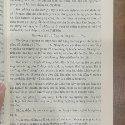 Sách - Hoá Học Phóng Xạ Bùi Duy Cầm