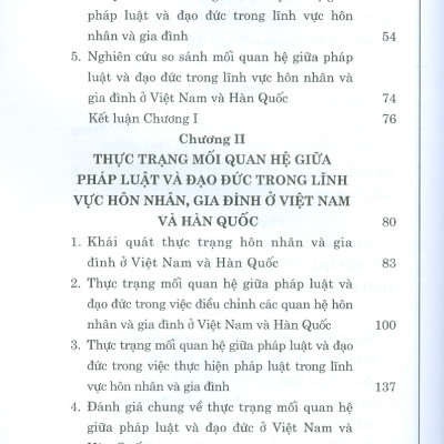 Mối Quan Hệ Giữa Pháp Luật Và Đạo Đức Trong Lĩnh Vực Hôn Nhân, Gia Đình - Nghiên Cứu So Sánh Việt Nam Và Hàn Quốc