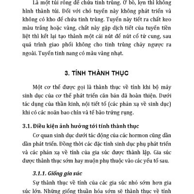 Nông Nghiệp Xanh Và Sạch - Sinh Sản Trong Chăn Nuôi