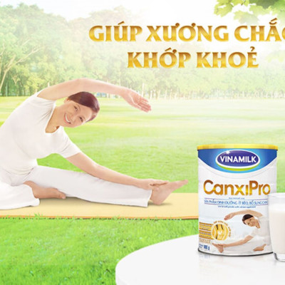 BỘ 2 LON SỮA BỘT VINAMILK CANXIPRO 400G