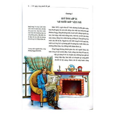 Danh Tác Trong Nhà Trường - 80 Ngày Vòng Quanh Thế Giới - Tái Bản 2024  (HH)