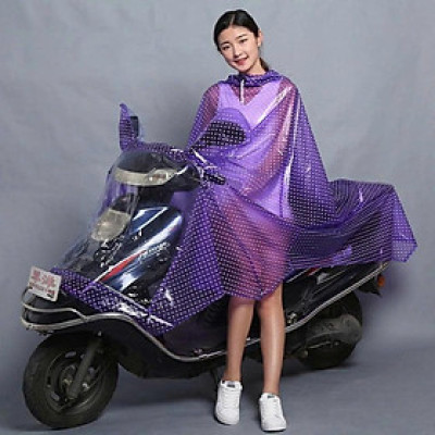 Áo Mưa 1 và  2 Đầu Cánh Dơi Chấm Bi Thời Trang Chất Liệu dẻo mềm - hàng việt