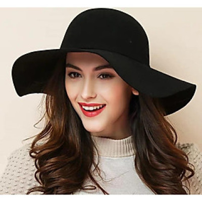 Nón Nỉ Rộng Vành, Mũ Nỉ Rộng Vành Thời Trang Hàn Quốc dn20102201