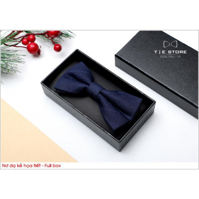 NHIỀU MẪU Nơ Đeo Cổ Nam Chú Rể Chất Dạ Kẻ Cao Cấp, Nơ Nam Đẹp, Nơ MC Ca Sỹ -  Full box