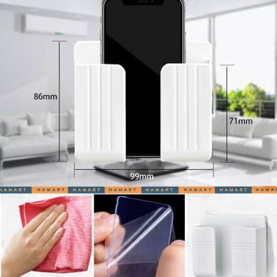 Kệ Dán Tường Đa Năng Hamart Giá Để Điện Thoại Điều Khiển Remote Khay Dán Tường Tiện Lợi