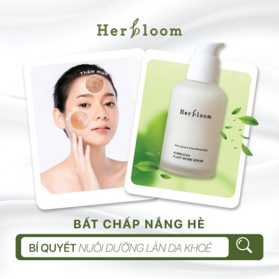 Bộ Đôi Cấp Ẩm & Dưỡng Trắng Da Herbloom Cân Bằng Da Chống Lão Hoá Da [Toner 150ml + Serum 50ml]