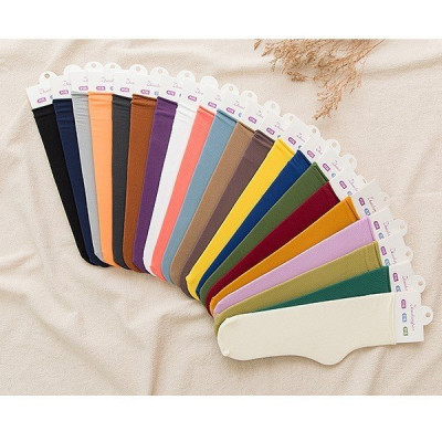 Set 10 Đôi Vớ Chân Nhiều Màu Mềm Mại Thoáng Mát