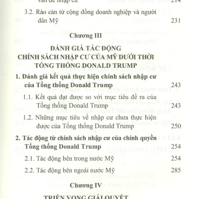 Vấn Đề Nhập Cư Ở Mỹ Hiện Nay - Thực Trạng Và Tác Động (Sách chuyên khảo)