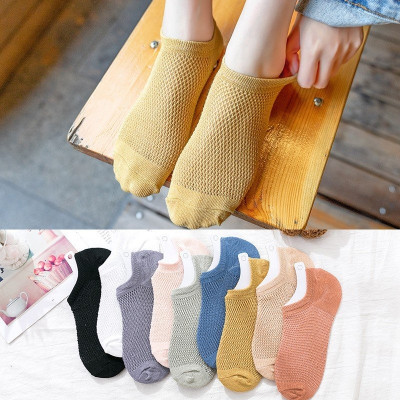 Tất lưới, vớ lưới nữ cổ ngắn thông hơi Mùa Hè siêu mát, siêu thấm hút, mỏng nhẹ thoáng khí, phong cách Nhật Bản