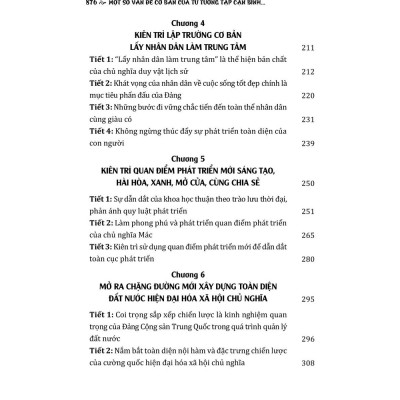 Một số vấn đề cơ bản của tư tưởng Tập Cận Bình về chủ nghĩa xã hội đặc sắc Trung Quốc thời đại mới - bản in 2024