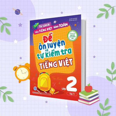 Sách - Đề Ôn Luyện Và Tự Kiểm Tra Tiếng Việt Lớp 2 - Combo 2 Cuốn - Megabook