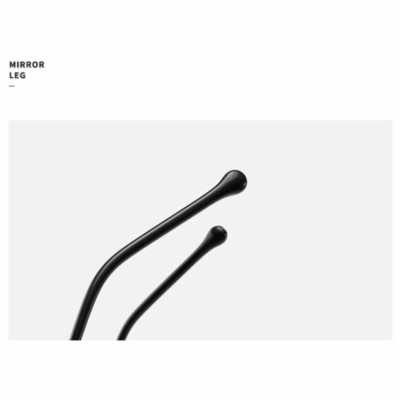 Kính Mắt Nam Nữ Vintage Mắt Tròn Nhỏ Ulzzang (Đen)