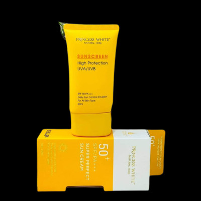 Kem Chống Nắng Princess White Sunscreen SPF50 PA+++ 60ml Ngăn Tia UV