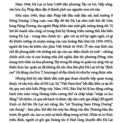 Đà Lạt, Một Thời Hương Xa - Du Khảo Văn Hóa Đà Lạt 1954 - 1975 (Tái Bản 2022)