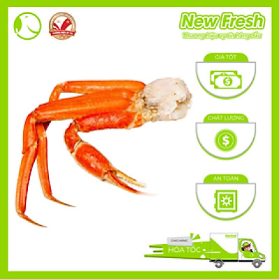 [GIAO NHANH HCM]  Chân Cua Tuyết Canada Size Lớn - Túi 1Kg (3-4 cụm chân)