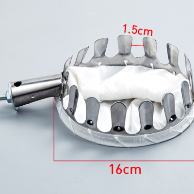 Dụng Cụ Hái Trái Cây Trên Cao Kèm Túi Vải KUNBE Chuẩn Size 16 Cm, Vợt Hái Quả Bằng Kim Loại Siêu Chắc - Hàng Loại 1