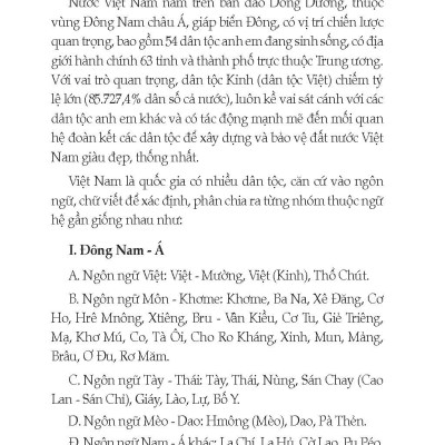 Đời Sống Văn Hoá Các Dân Tộc Việt Nam