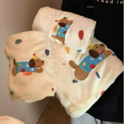 [KoSuyTu] SET 3 KHĂN TẮM HỌA TIẾT CÚN, CHẤM BI SIÊU CUTE – SIÊU MỀM - SIÊU THẤM HÚT