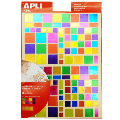 APLI_Sticker Vuông Nhiều Màu_13530