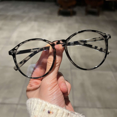 Kính mắt tròn to nam nữ thời trang + tặng phụ kiện hộp đựng khăn lau