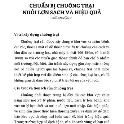 Nông Nghiệp Xanh Và Sạch - Nuôi Lợn Thịt Sạch