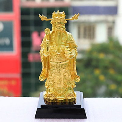 Tượng ông Thần Tài phong thuỷ mạ vàng 24K