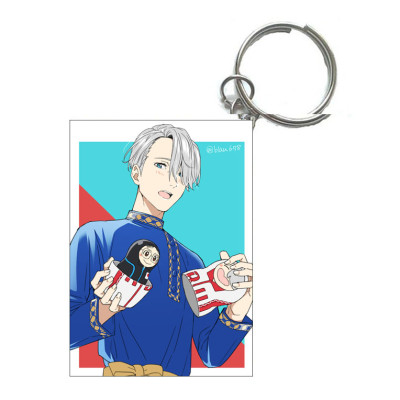 Móc khóa Yuri!!! On Ice COMBO 5 móc ảnh khác nhau ( mẫu giao ngẫu nhiên )