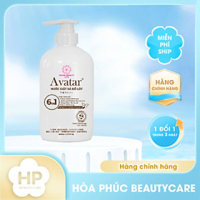 Nước Giặt Xả Đồ Lót Avatar Chuyên dụng 6 In 1 Lưu Hương 48h 500ML ( 2 Mùi Hương ) 