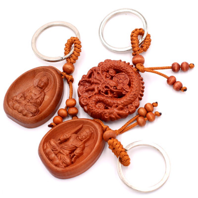 Combo 3 móc khóa phật A Di Đà - Bất Động Minh Vương - Rồng Phong Thủy - bình an, may mắn