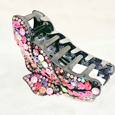 Kẹp Tóc Sau Hình Chiếc Lá Đính Đá - Phụ Kiện Sang Trọng Cho Nét Đẹp Quý Phái Dành Cho Người Yêu Thương