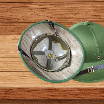 MŨ CỐI ARMY K82 XỊN MŨ CỐI VẢI BỌC GABADIN QUAI DA THẬT LÒNG CỐT PHÍP ĐÚC