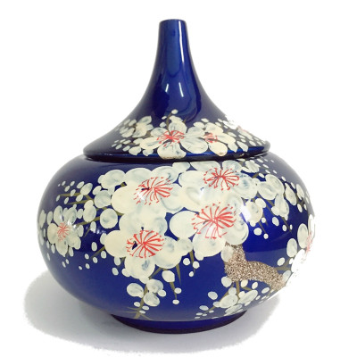 Hủ bí sơn mài cao cấp thích hợp đựng vật dụng nhỏ, bánh kẹo, trang trí, làm quà tặng,...