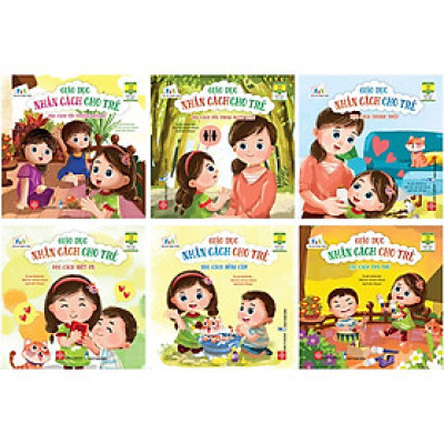 Combo (6 Tập): Sách - Giáo Dục Nhân Cách Cho Trẻ