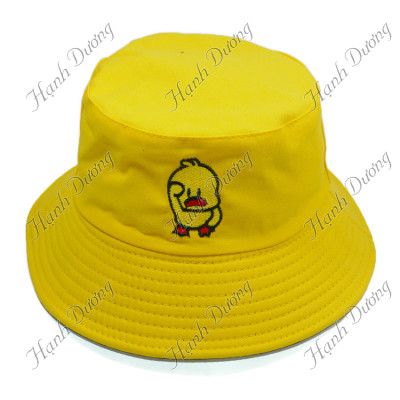 Mũ tai bèo con vịt vàng Yellow Duck siêu dễ thương, đội được 2 mặt với 2 màu độc đáo, tiện dụng, vòng đầu 58cm, vành rộng 6.5cm - Hạnh Dương
